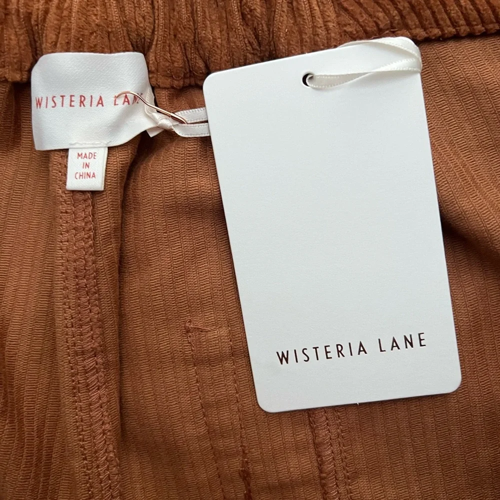 Unique Vintage Rich Brown Wide Leg Corduroy Pants - Picture 5 of 7